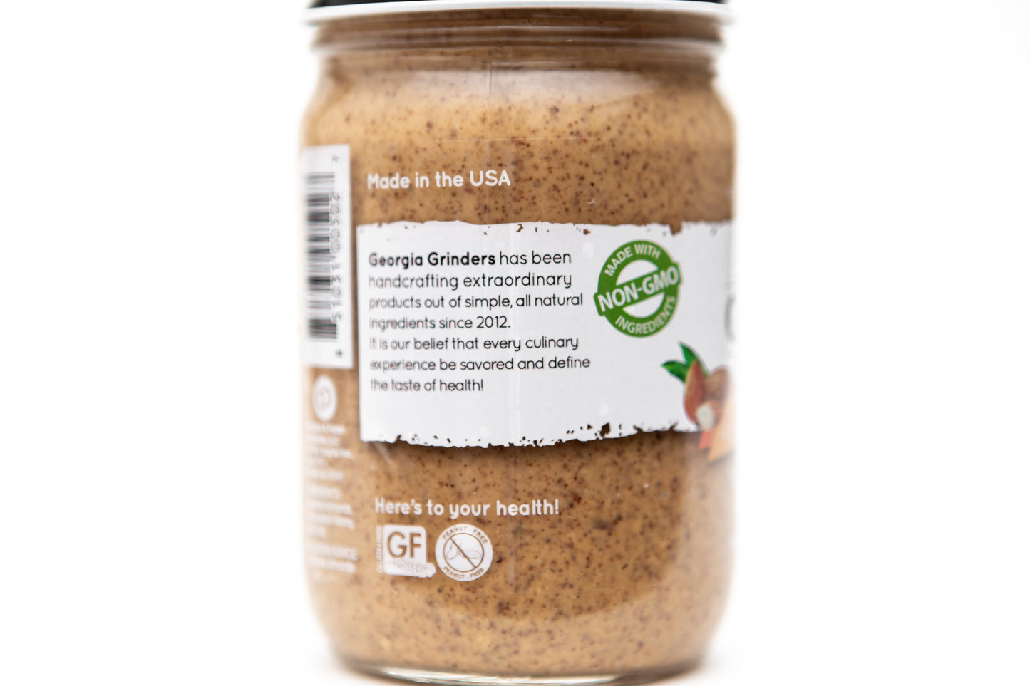 georgia grinders maple caramel almond butter and honey roasted almond butter mix pack (two 12oz jars of each) - cp-cl by georgia grinders