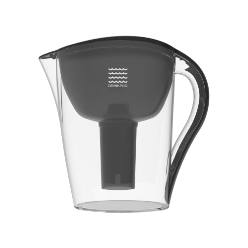 drinkpod ultra premium alkaline water pitcher - 3.5l pure healthy water ionizer. includes 3 alkaline water filters by drinkpod