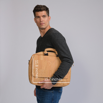 Productivity Briefcase by Tiradia Cork