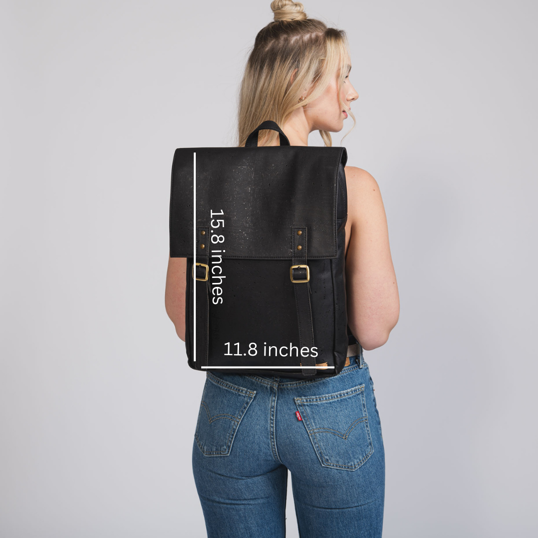 out and about backpack by tiradia cork