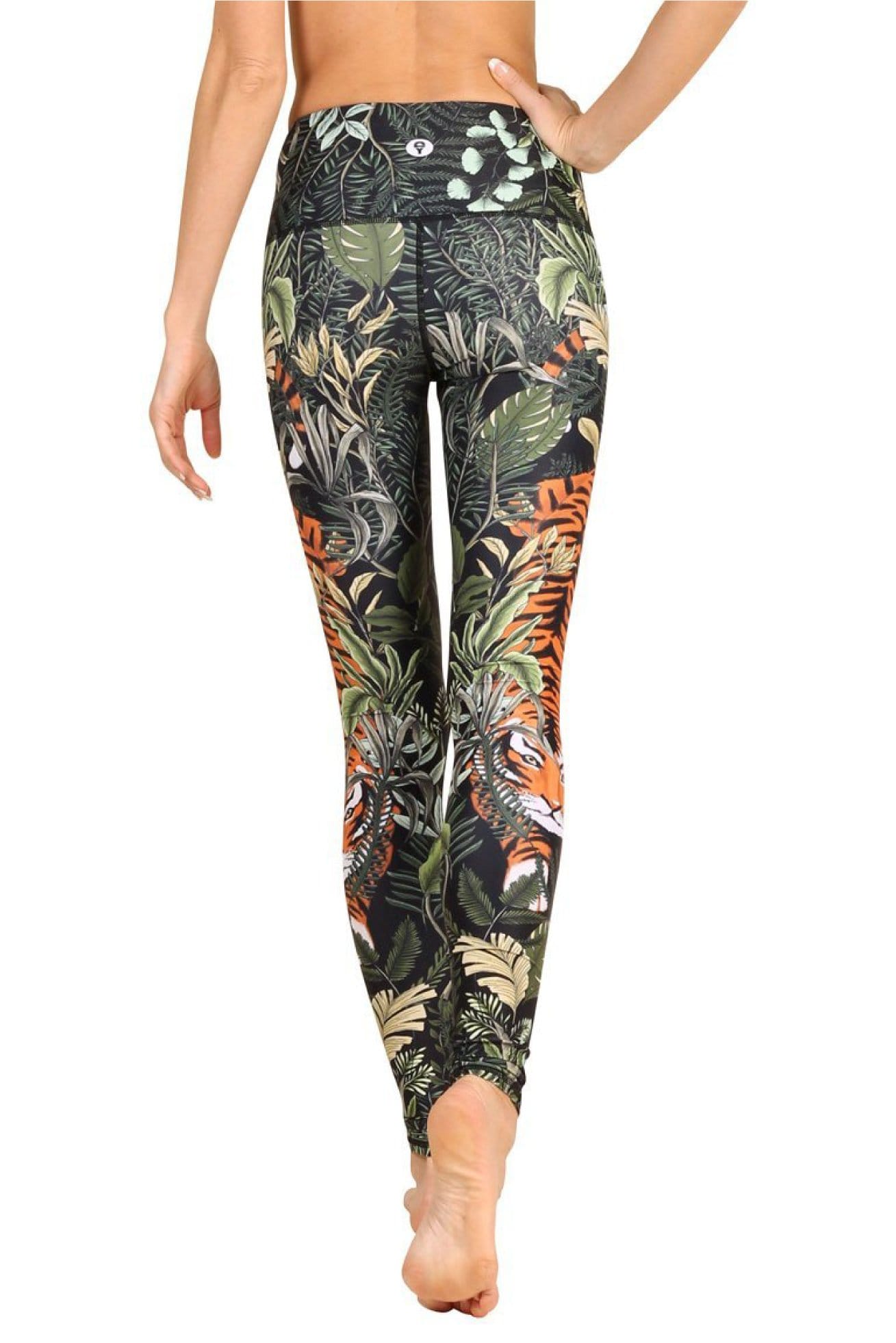 rawr talent printed yoga leggings by yoga democracy