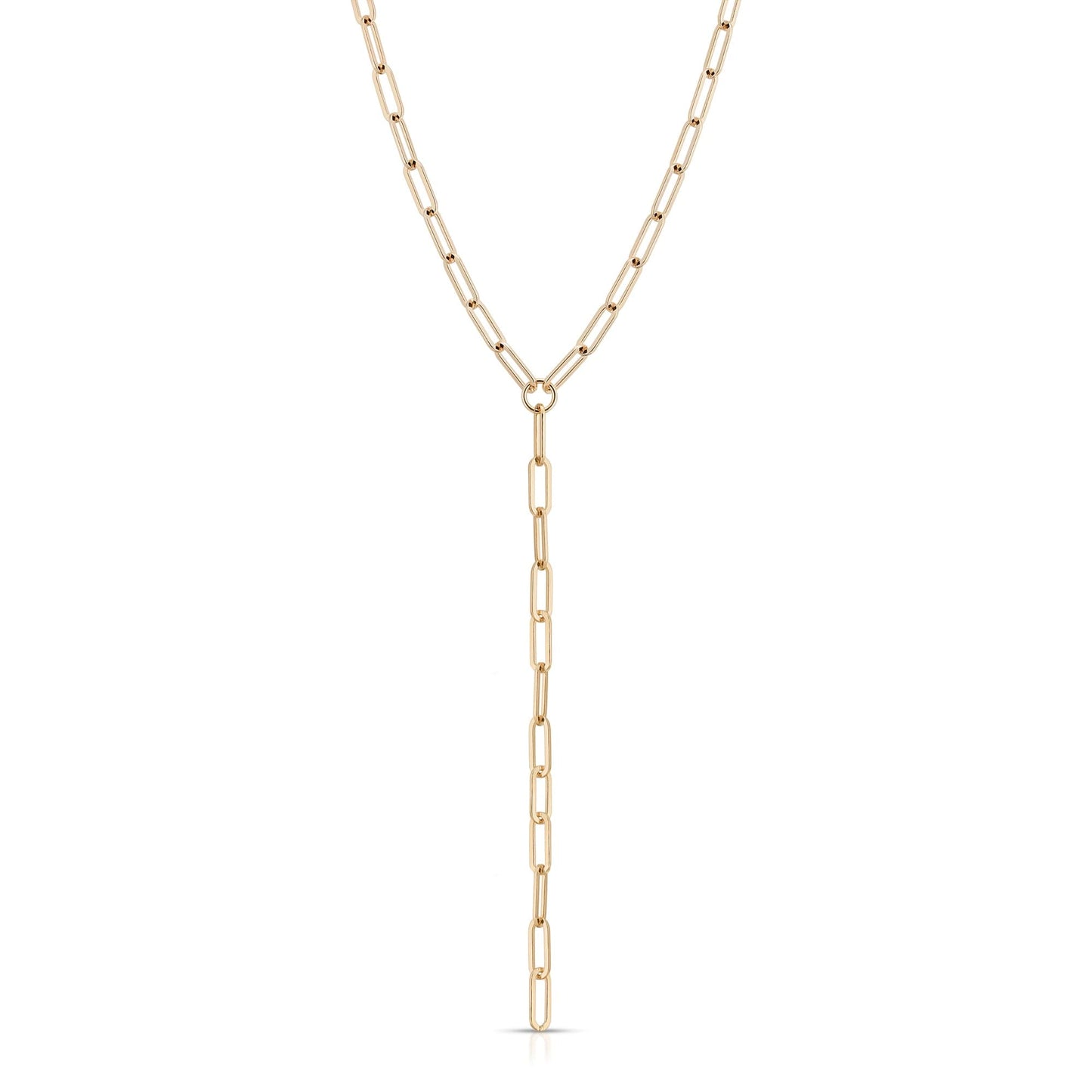 large elongated link lariat by eklexic