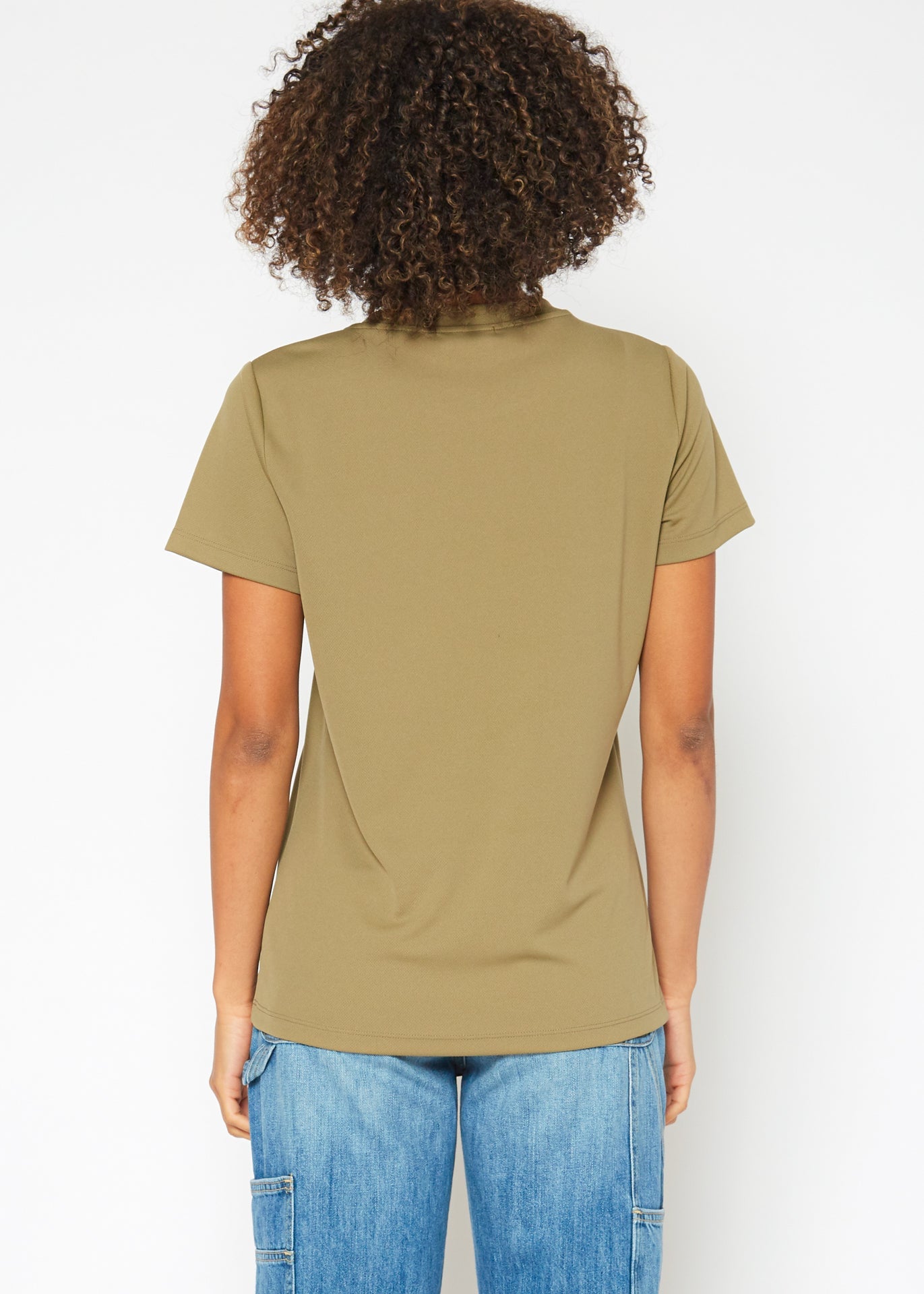 women's eco friendly reolite tech t-shirt in khaki by shop at konus