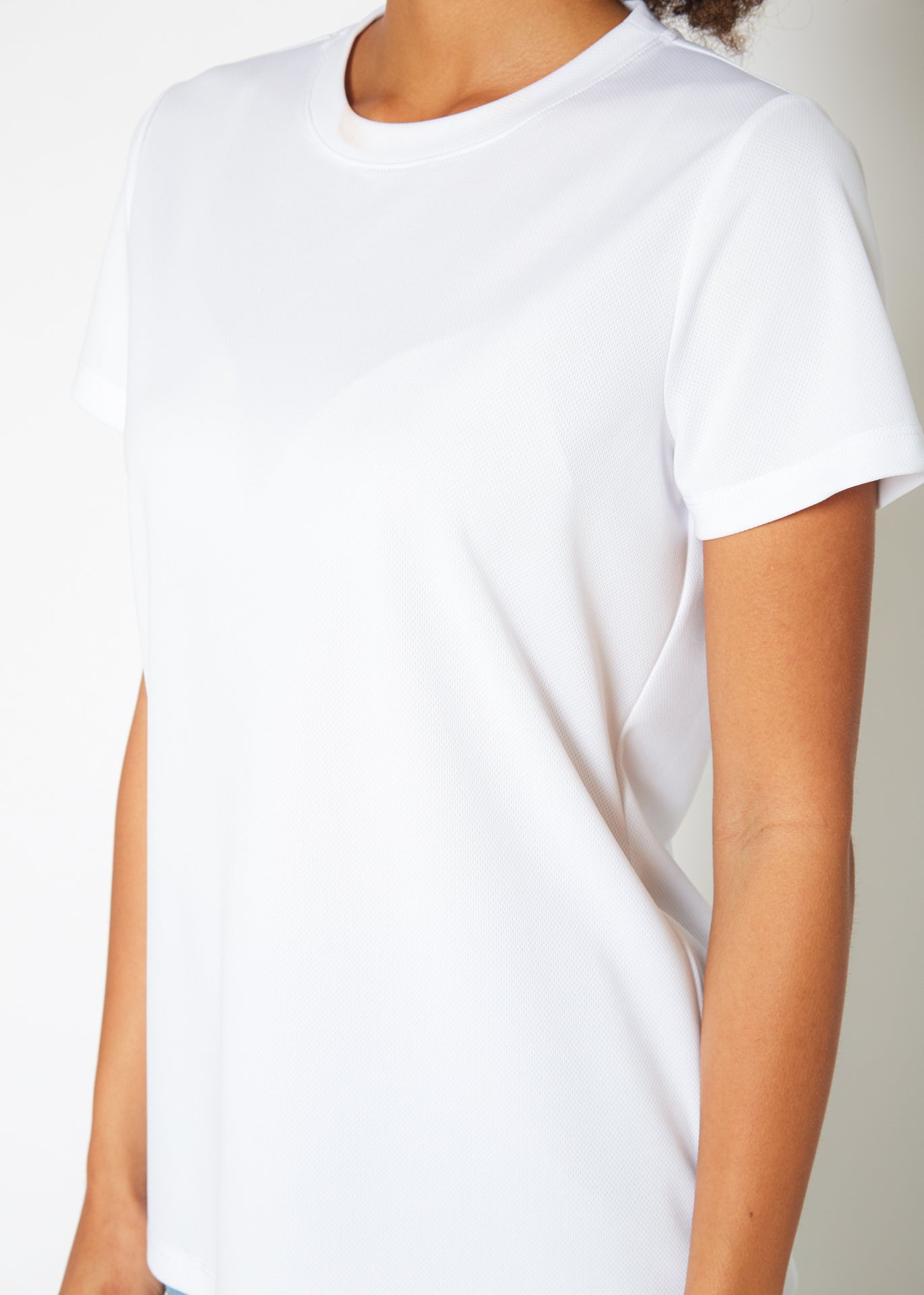 women's eco friendly reolite tech t-shirt in white by shop at konus