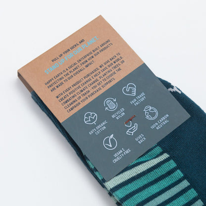 Make Waves Socks by Happy Earth