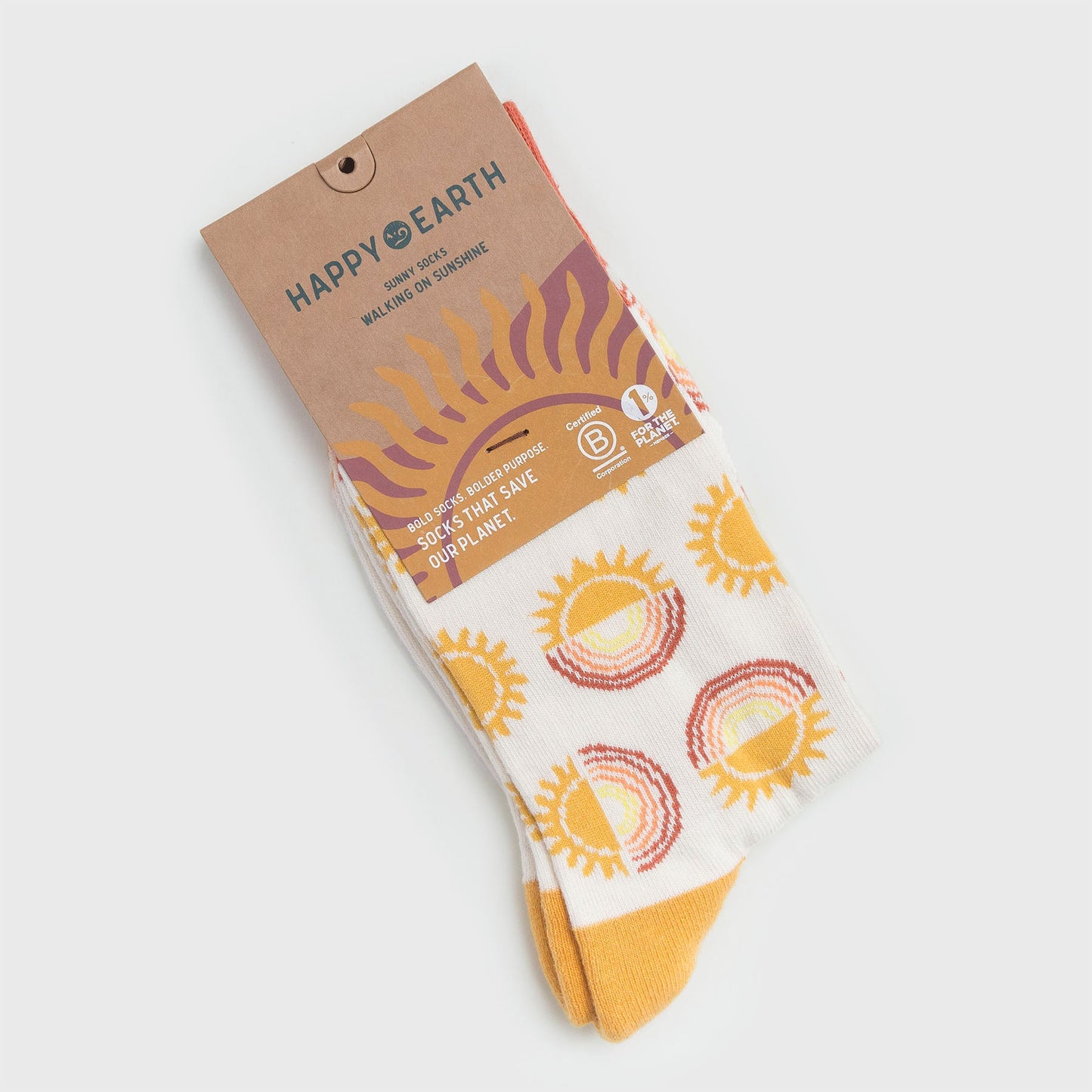 sunny socks by happy earth