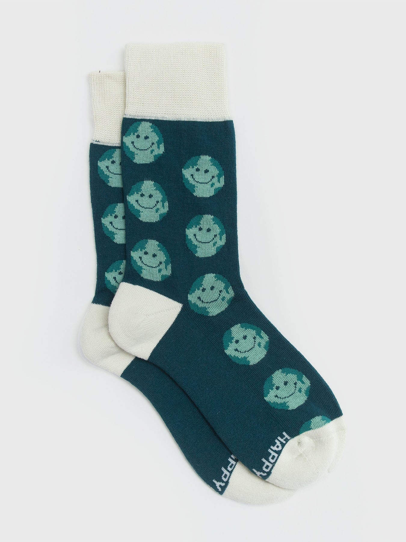 smiley planet socks by happy earth