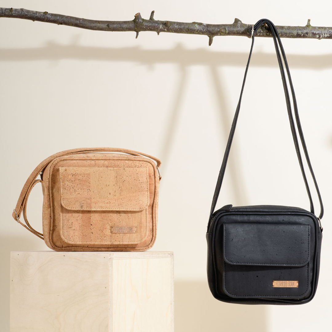 on the go crossbody by tiradia cork