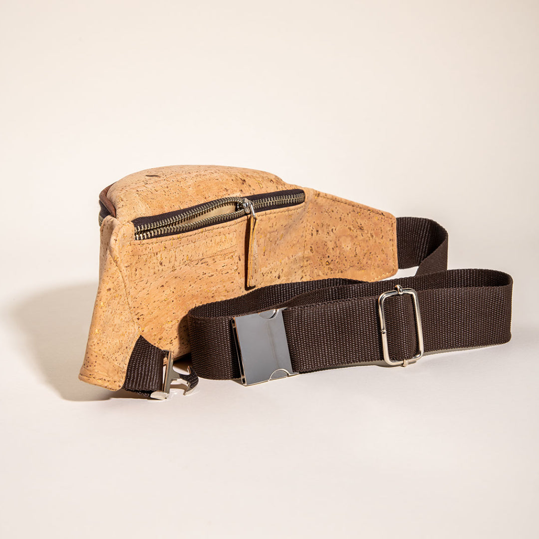 journey belt bag by tiradia cork