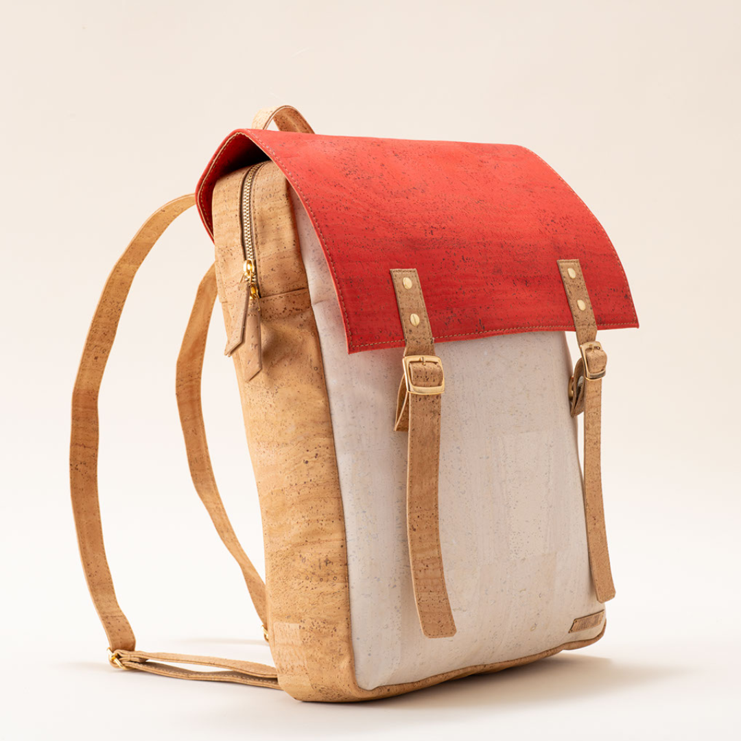 out and about backpack by tiradia cork