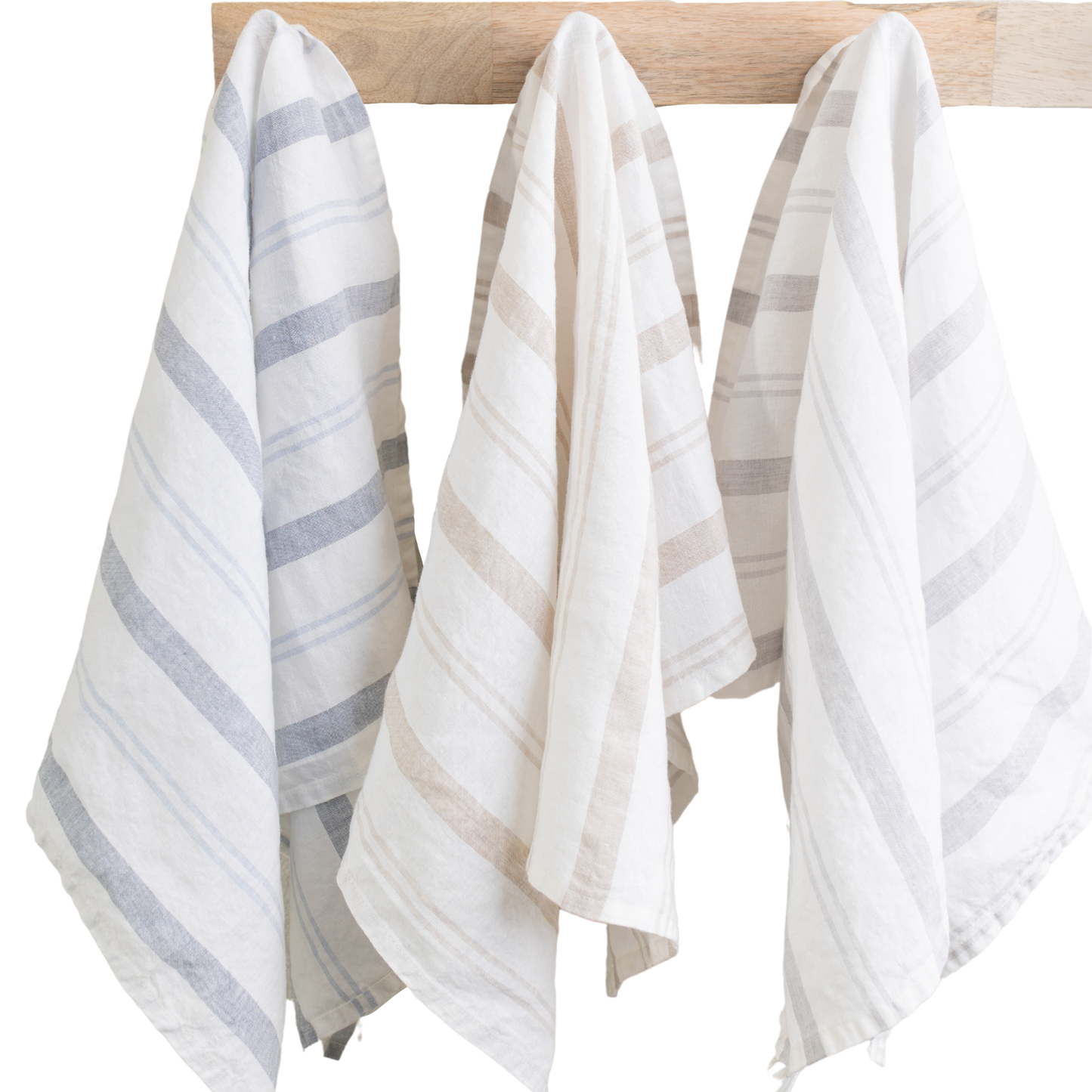 striped kitchen towel by beflax linen