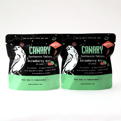 Strawberry + Kiwi Toothpaste Tablets - NEW & IMPROVED! by Canary