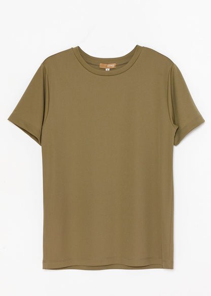 Konus Men's Eco Friendly Reolite Tech T-shirt in Khaki by Shop at Konus