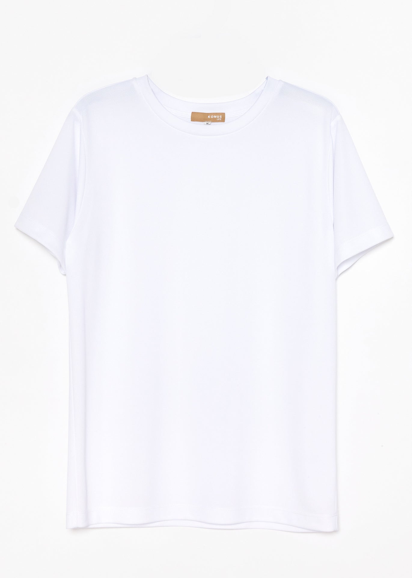 konus men's eco friendly reolite tech t-shirt in white by shop at konus