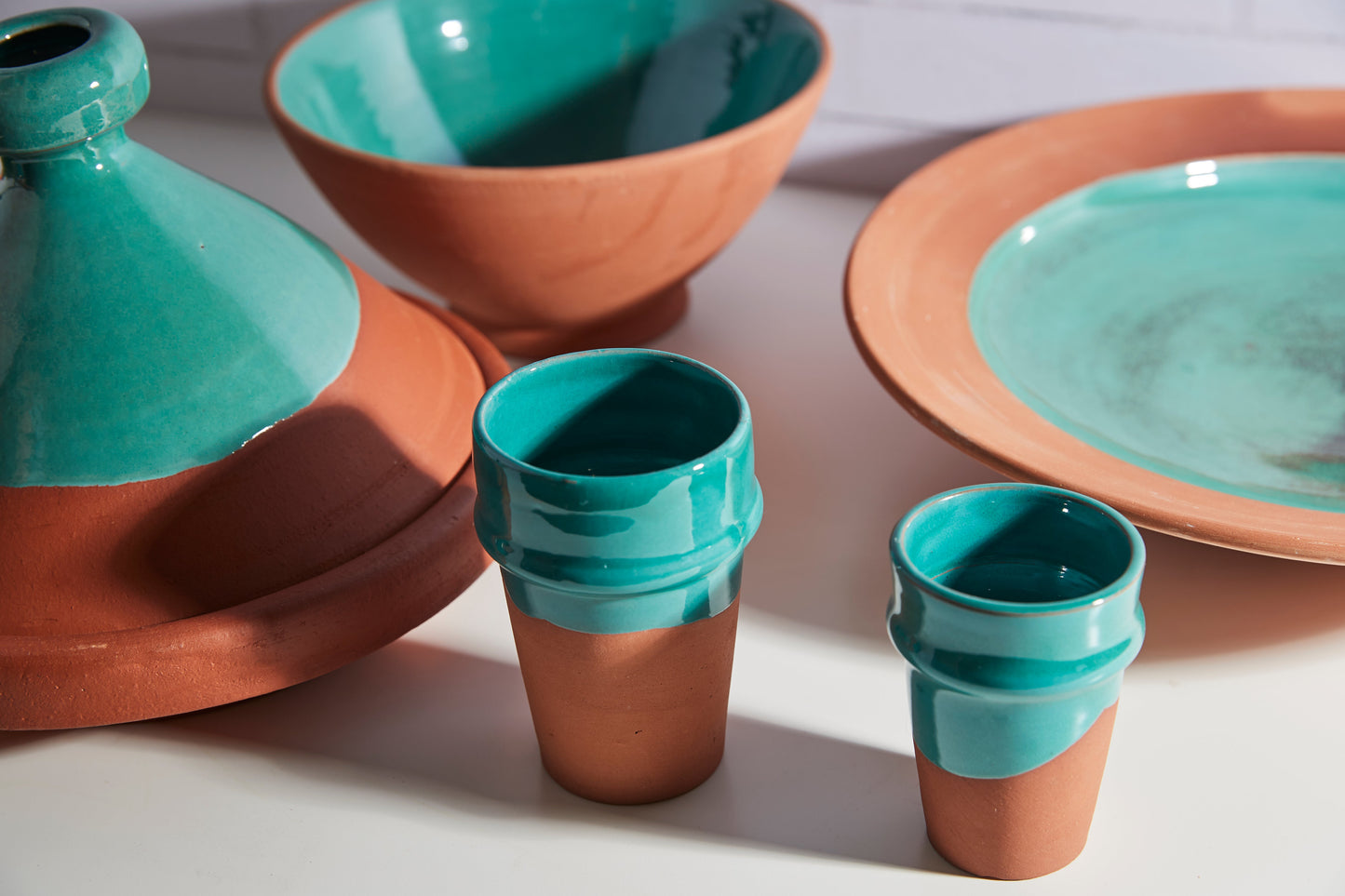 moroccan terracotta serving bowls by verve culture