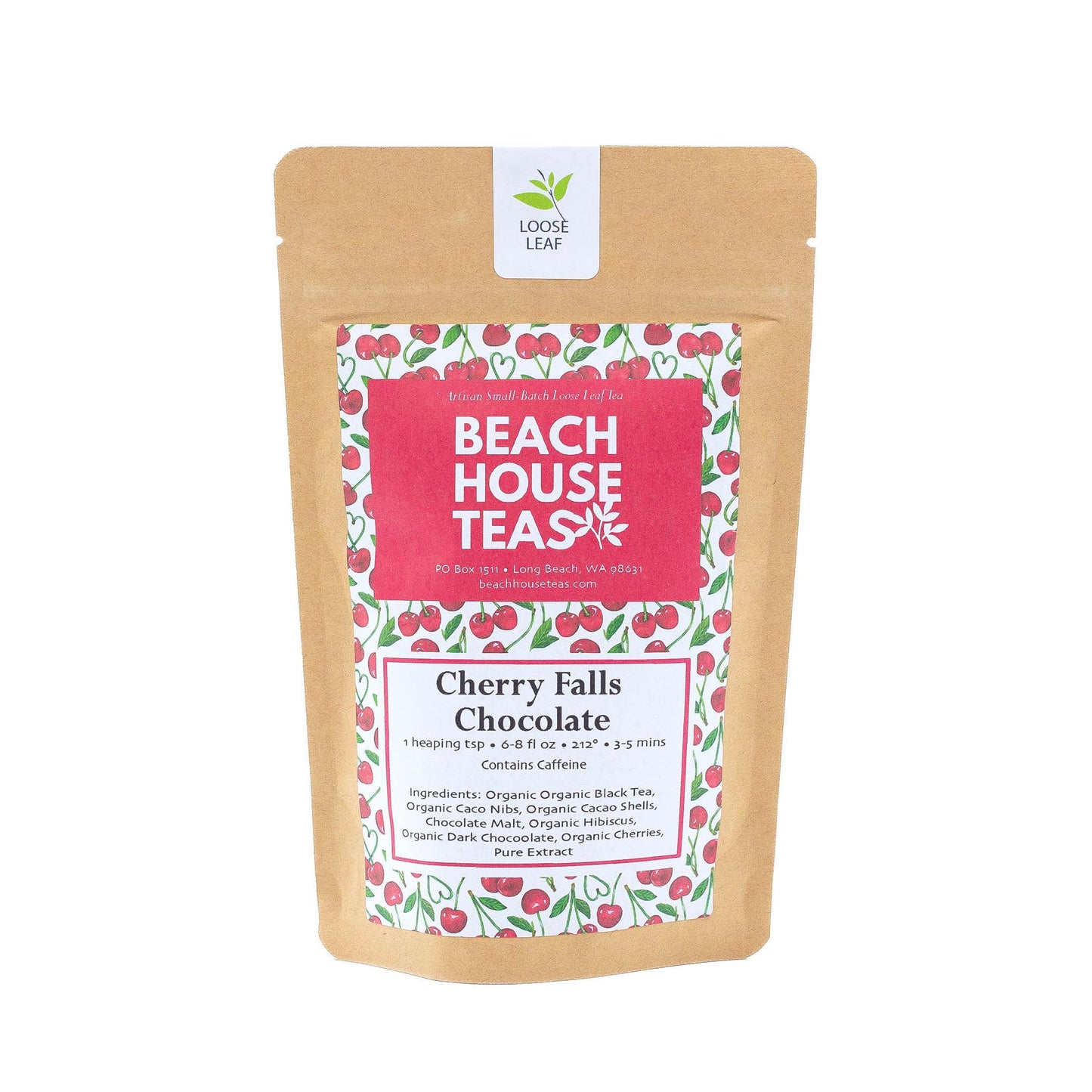 cherry chocolate falls by beach house teas