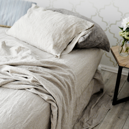 Melange Bed Sheet Set by Beflax Linen