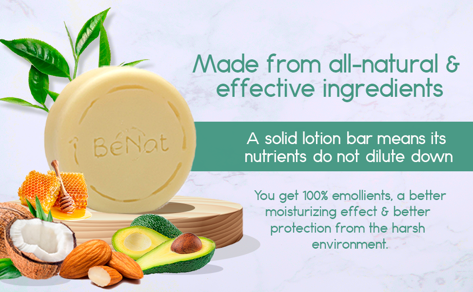 moisturizing lotion bar by benat