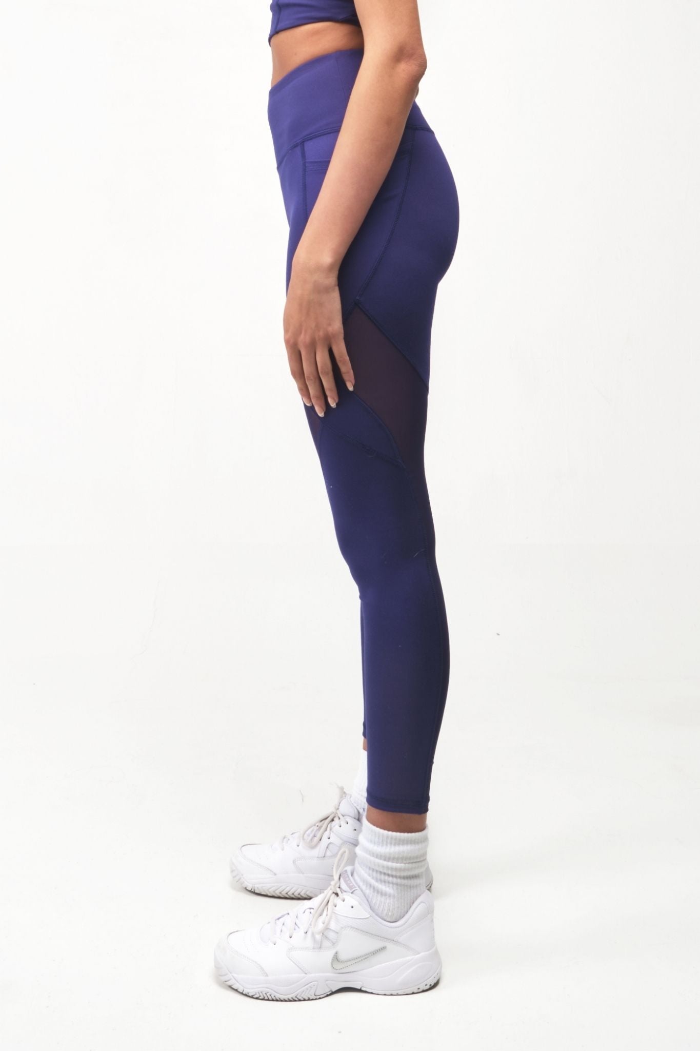 high-rise mesh legging with pockets by seaav