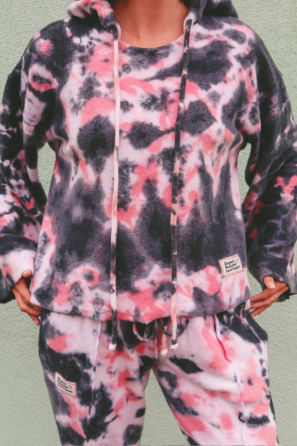 baja hoodie tie-dye by people of leisure