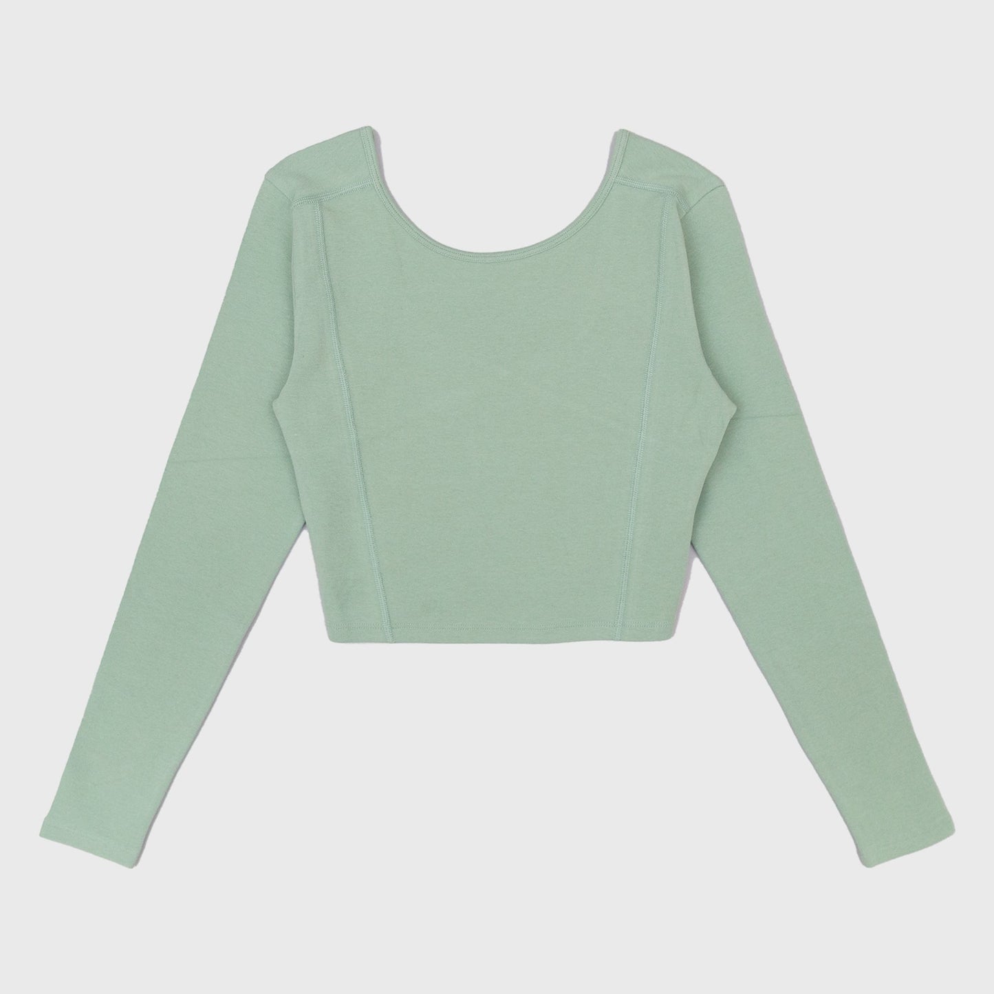 planttec™ reversible long sleeve tee | sage by happy earth