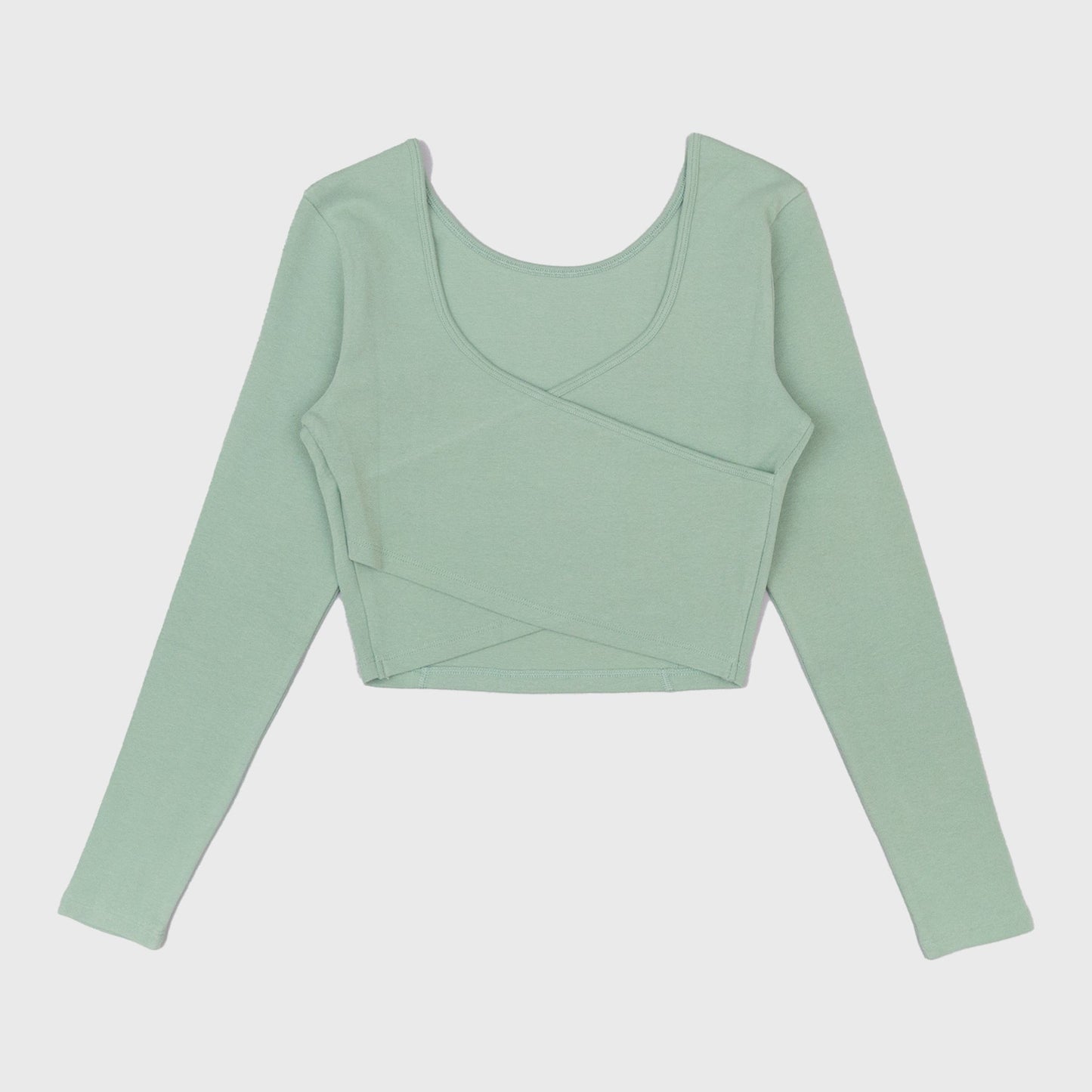 planttec™ reversible long sleeve tee | sage by happy earth