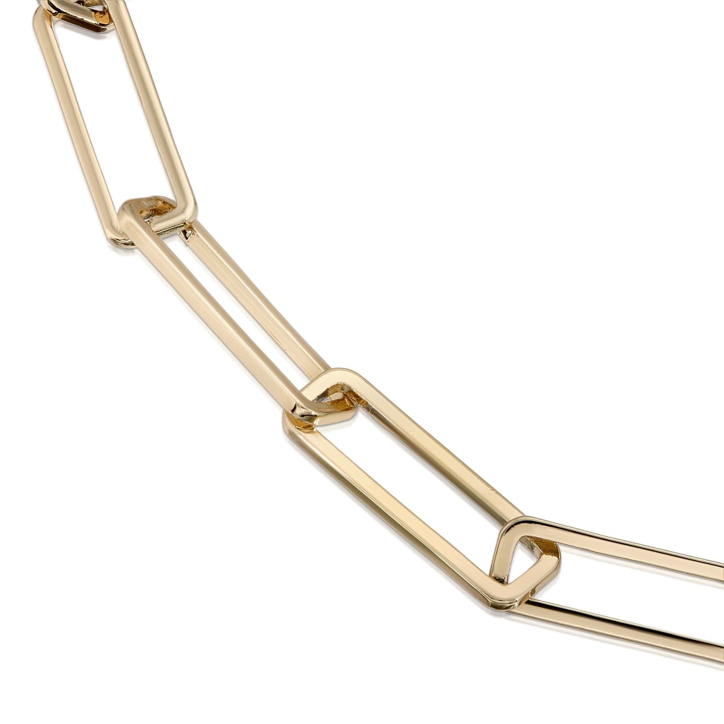 large rectangle link chain bracelet by eklexic