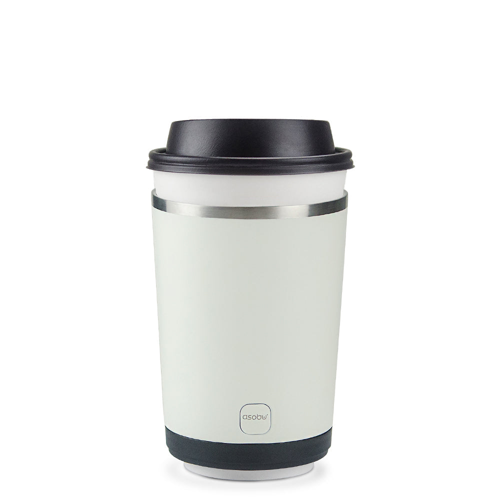 white coffee insulated sleeve by asobu®