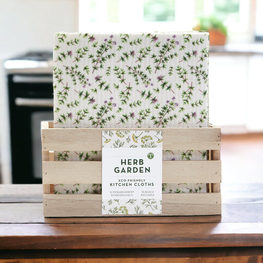 Herb Garden - Biodegradable Cloth by Gia Roma