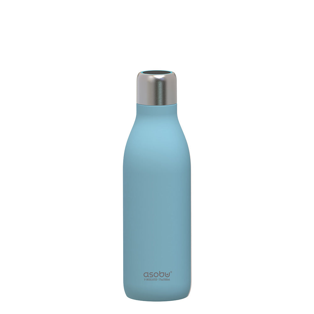 blue uv light hydro bottle by asobu®