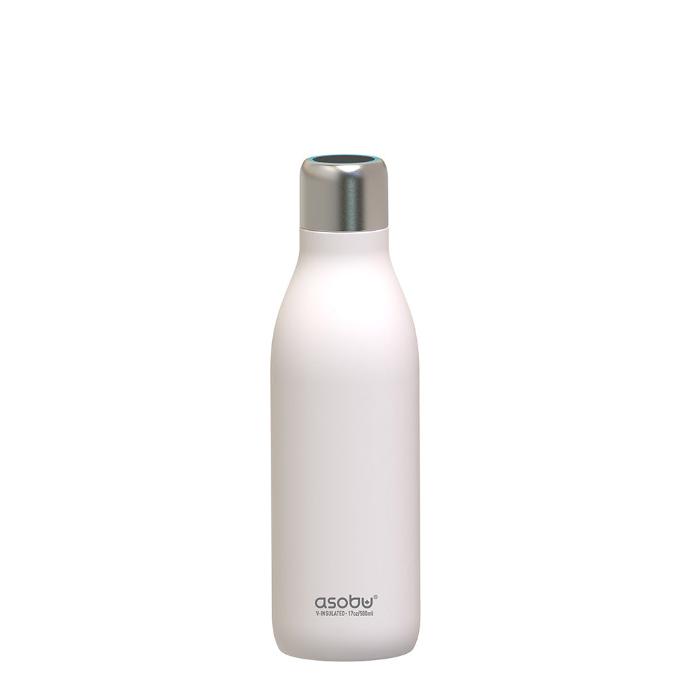 blue uv light hydro bottle by asobu®