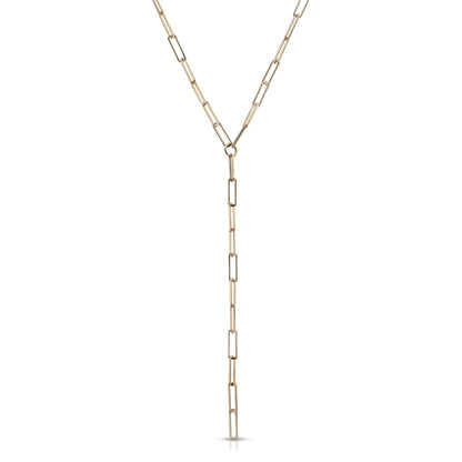 Large Rectangle Link Lariat by eklexic