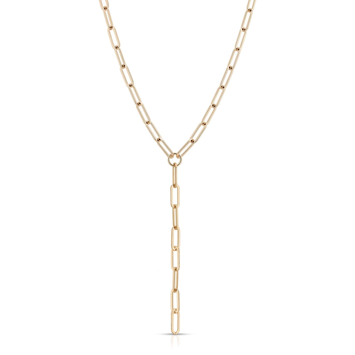 large elongated link lariat by eklexic