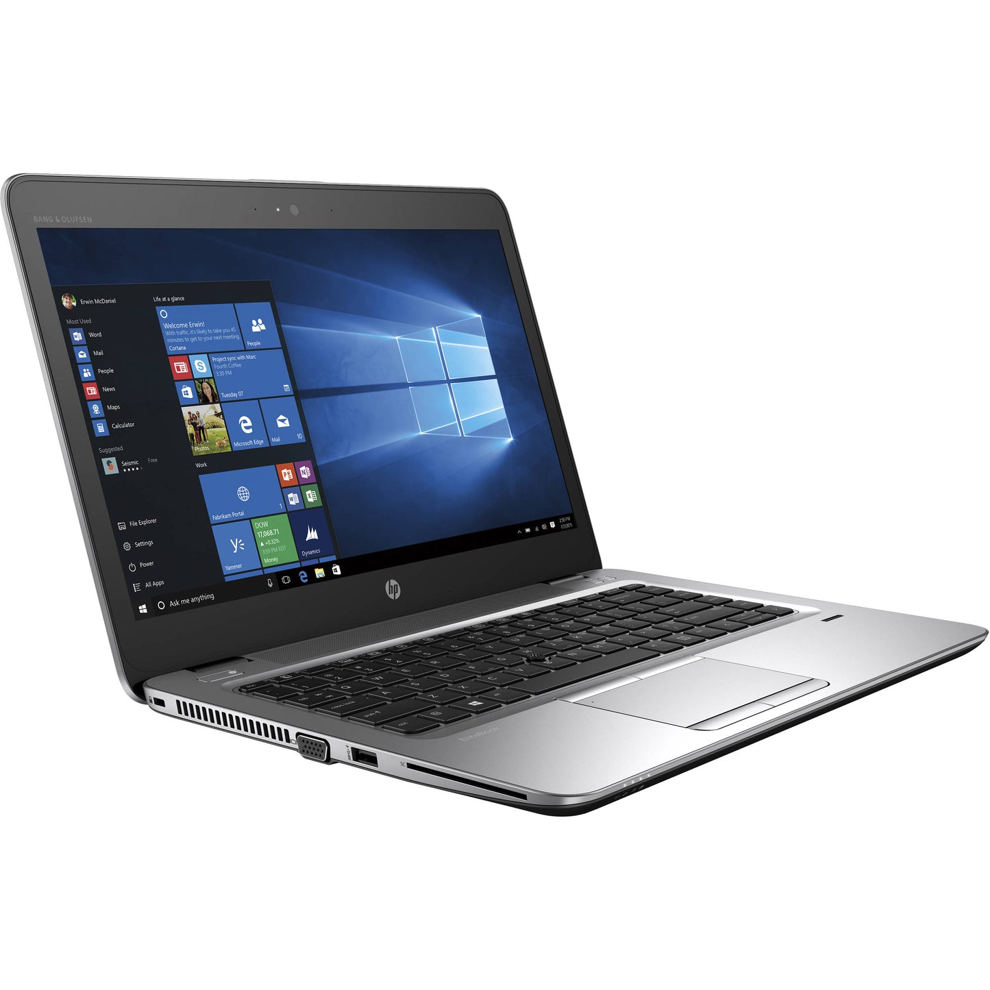 touchscreen hp elitebook 840 g4 14" laptop- 7th gen intel core i7, 8gb-32gb ram, hard drive or solid state drive, win 10 pro by computers 4 less