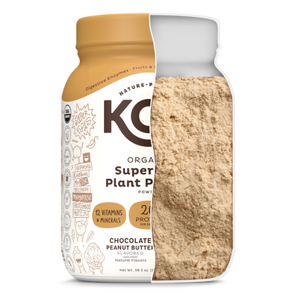 Organic Plant Protein, Chocolate Peanut Butter, 28 Servings by KOS