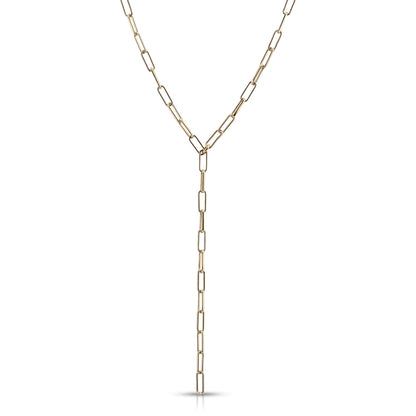 Elongated Link Lariat by eklexic