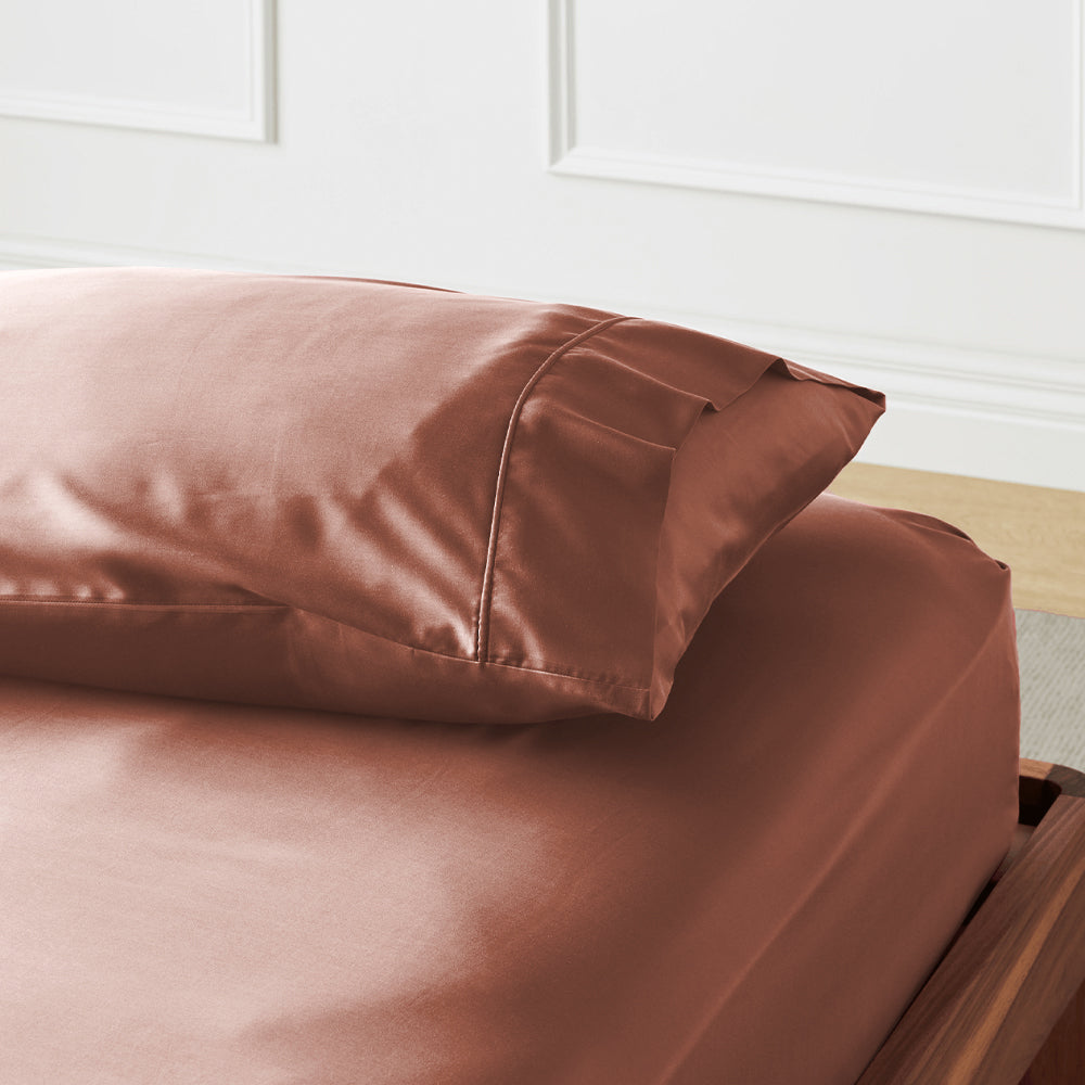 signature sateen fitted sheet by ettitude