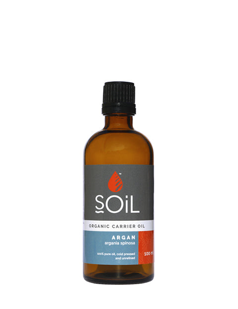 organic argan oil (argania spinosa) 100ml by soil organic aromatherapy and skincare