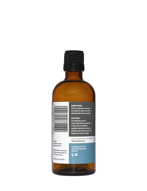 organic argan oil (argania spinosa) 100ml by soil organic aromatherapy and skincare