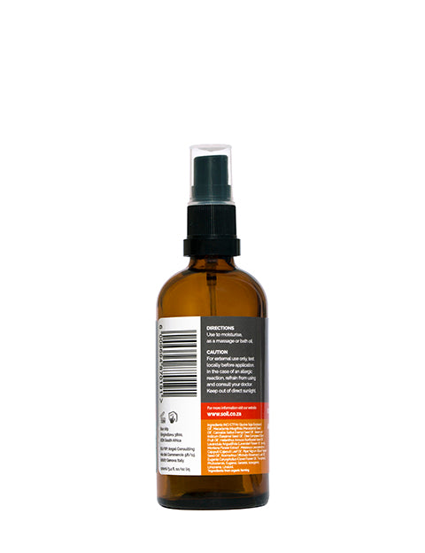 organic arnica athletic blended oil 100ml by soil organic aromatherapy and skincare