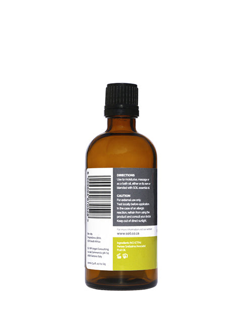 organic avocado oil (persia grattissima) 100ml by soil organic aromatherapy and skincare