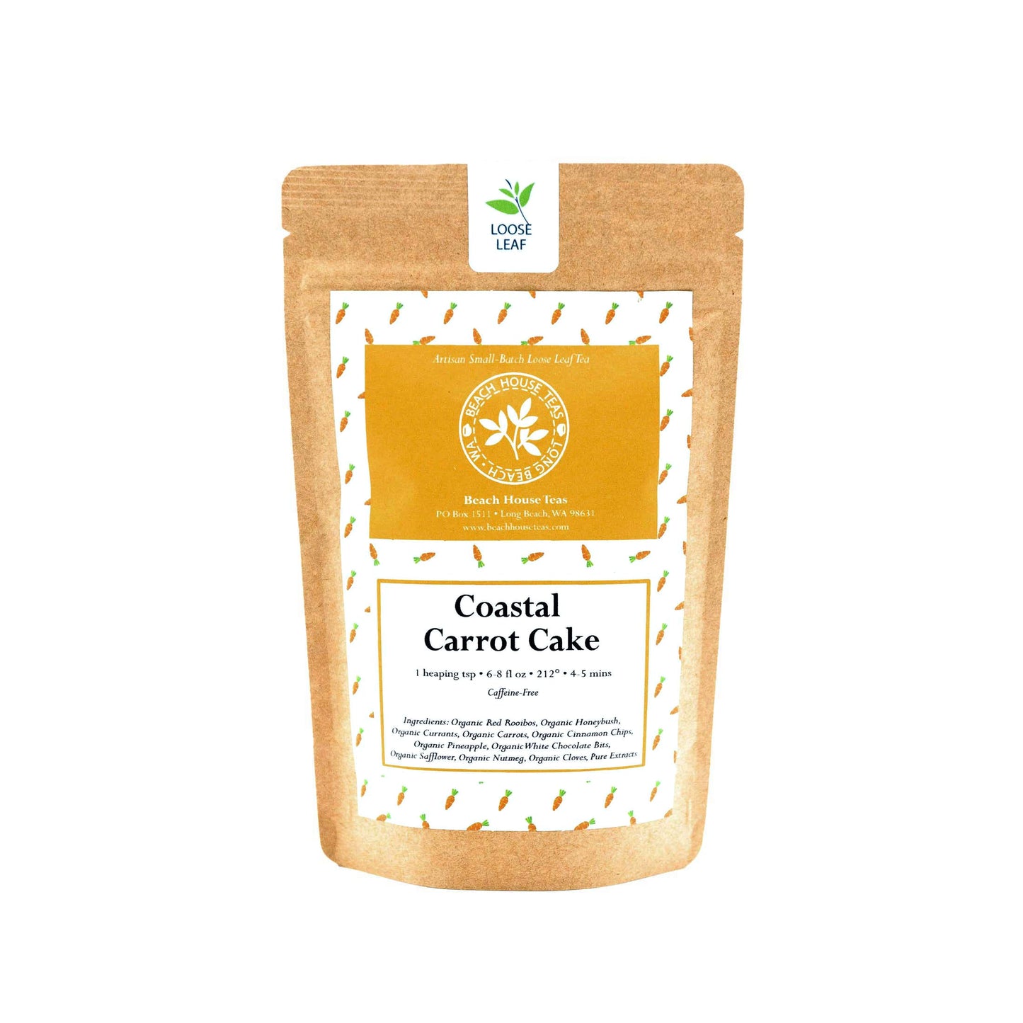 coastal carrot cake by beach house teas