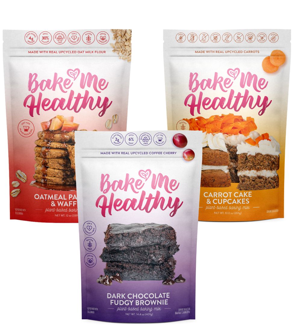 bake me healthy sampler bundle (carrot cake) by farm2me