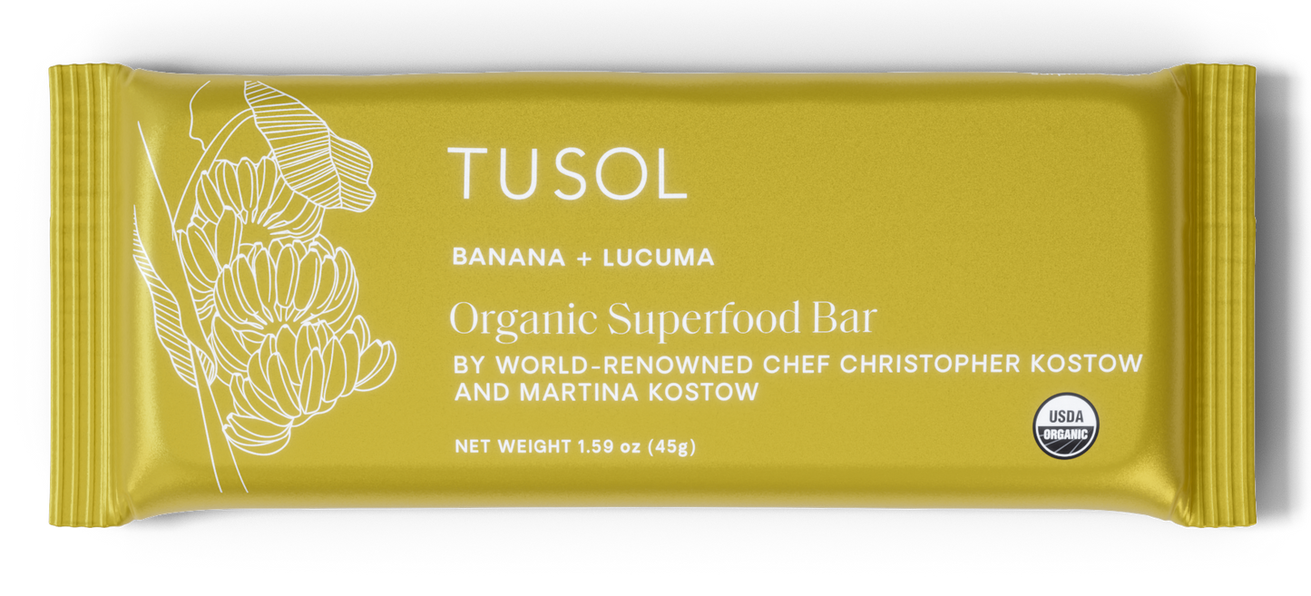 organic protein + superfood bars by tusol wellness