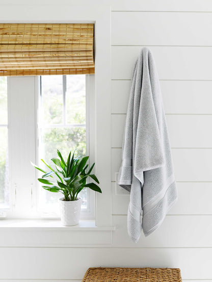 Cloud Gray Supima Cotton Bath Towel Set by Laguna Beach Textile Company