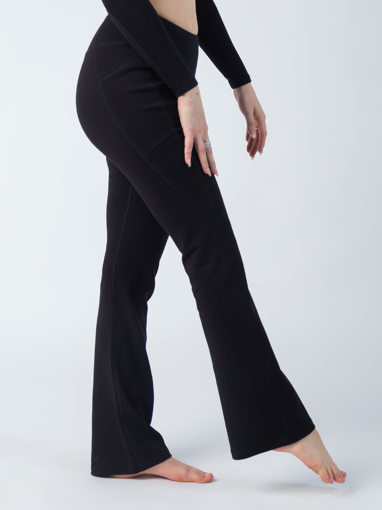 planttec™ flare leggings | eclipse by happy earth