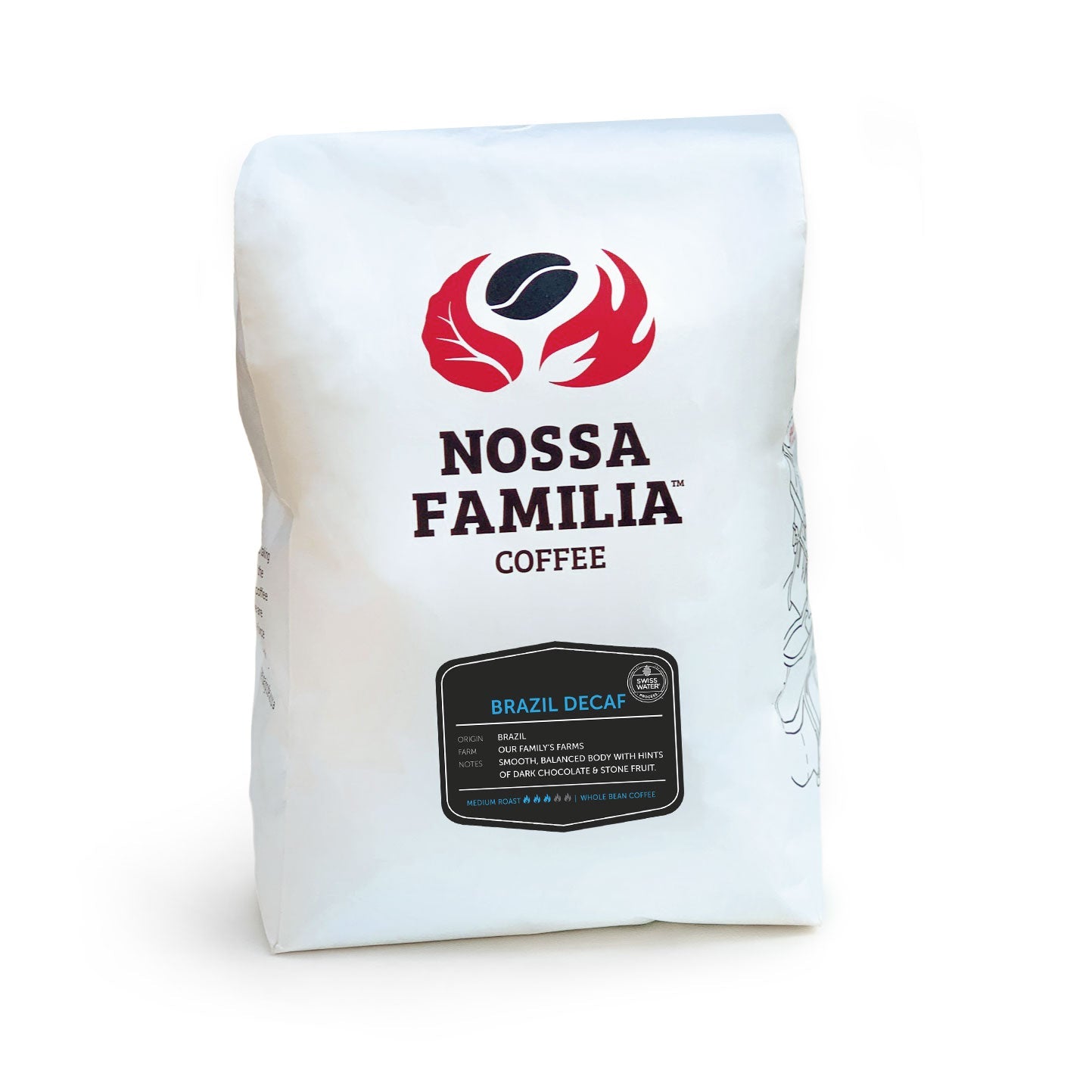 brazil decaf by nossa familia coffee