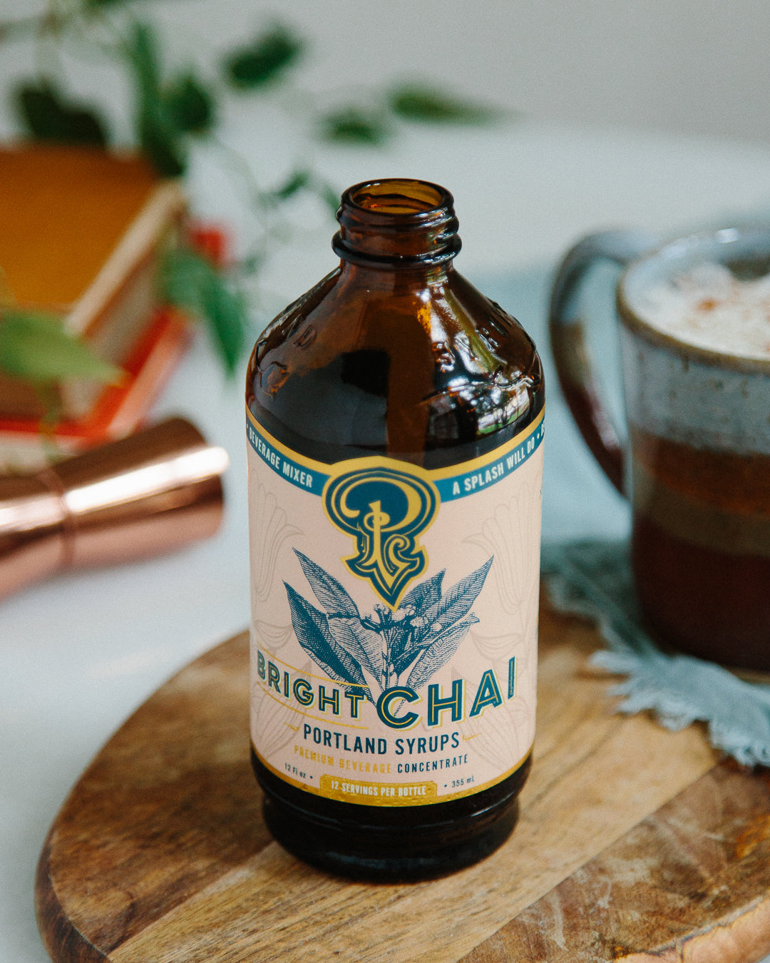 bright chai syrup two-pack by portland syrups