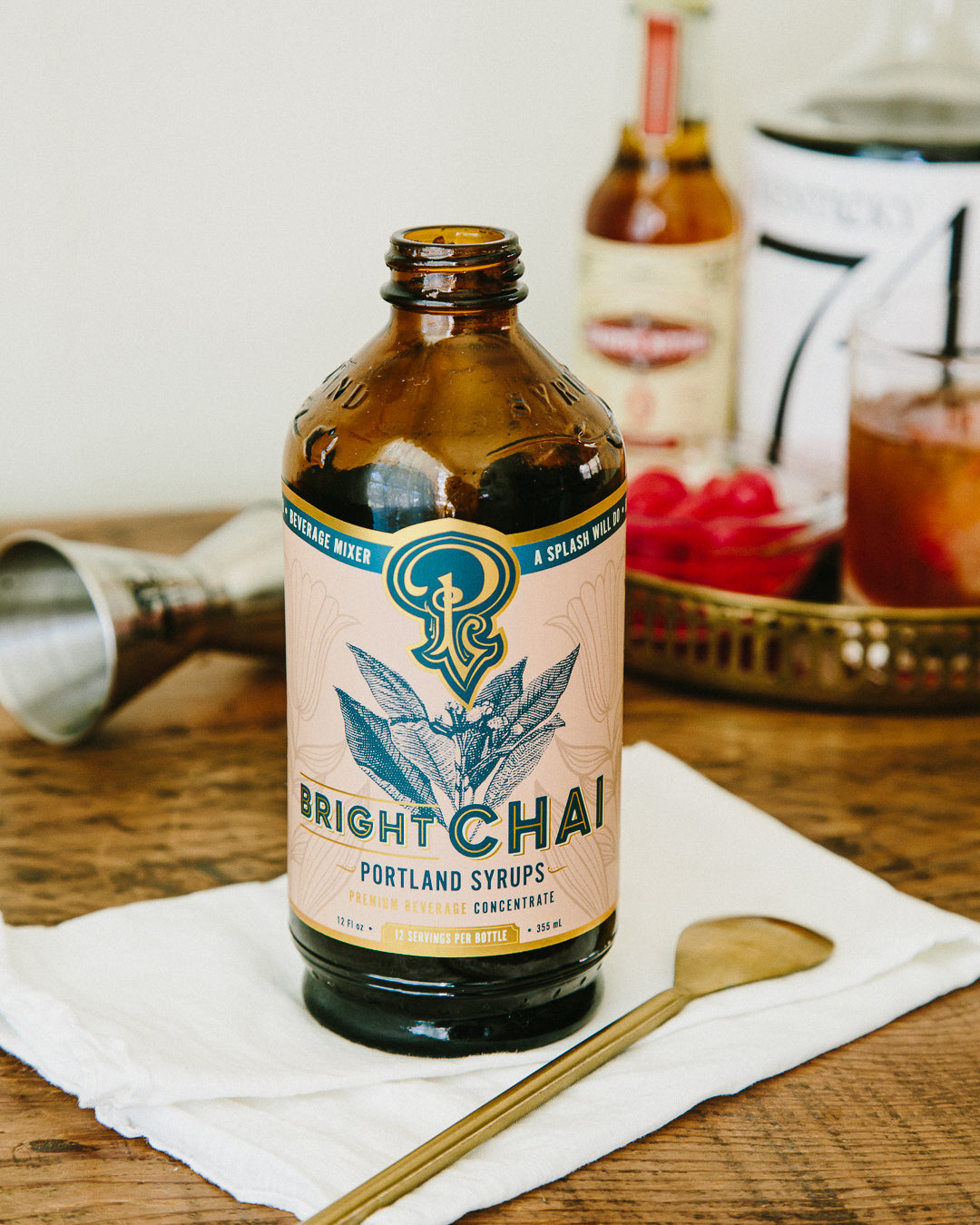 bright chai syrup two-pack by portland syrups