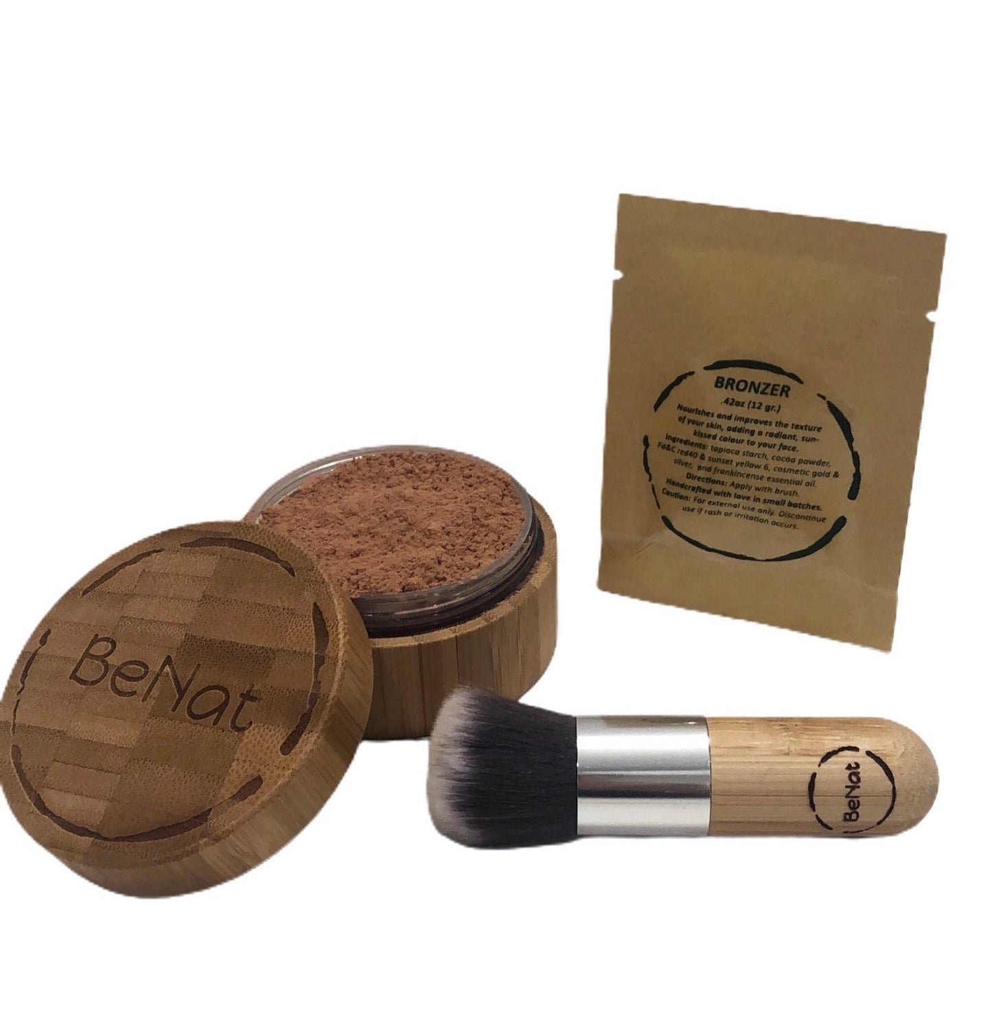 bronzer loose powder set by benat